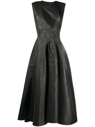 Maticevski Luther Cut-out Gown In Black