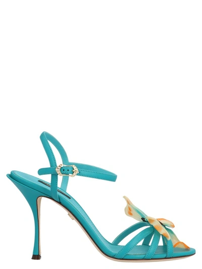 Dolce & Gabbana Devotion Shoes In Light Blue