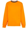 Acne Studios Logo Crewneck Sweatshirt Carrot Orange