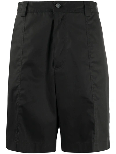Acne Studios Wide-leg Cotton Shorts Black