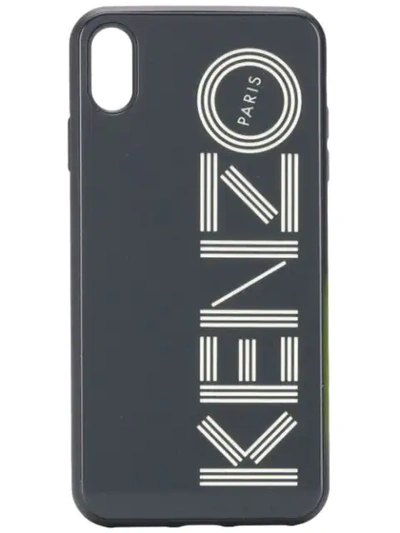 Kenzo Logo Print Iphone Xs Max Case In Black