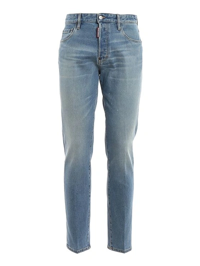 Dsquared2 Sexy Mercury Faded  Jeans In Light Wash
