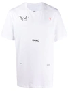Oamc Logic T-shirt In White Cotton
