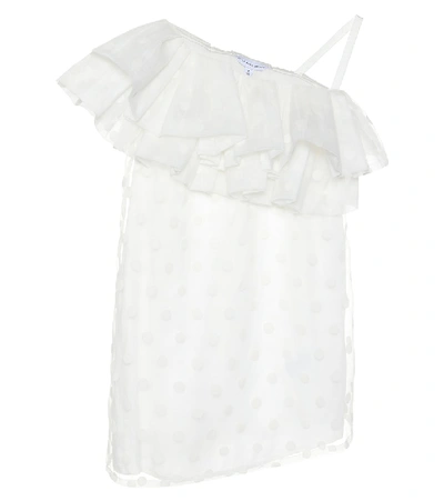 Little Marc Jacobs Kids' White Dress With Polka-dots For Girl