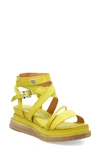 As98 Labo Platform Sandal In Yellow