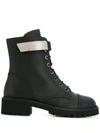 Giuseppe Zanotti Black Ankle Length Boots