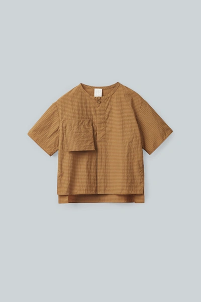 Cos Kids' Cotton Patch Pocket Top In Yellow