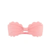 Marysia Antibes Scalloped Bandeau Swim Top In Pink