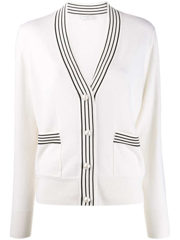 sandro wool and cashmere cardigan