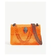 Kurt Geiger Rainbow Shop Mini Kensington Transparent Shoulder Bag In Orange