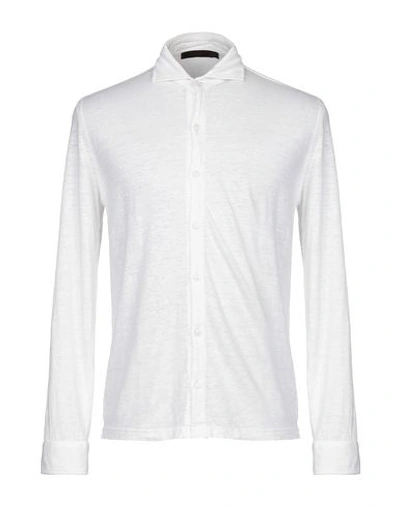 Jeordie's Linen Shirt In White