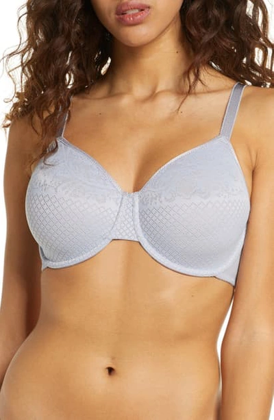 Wacoal Visual Effects Unlined Underwire Minimizer Bra In Dapple Gray