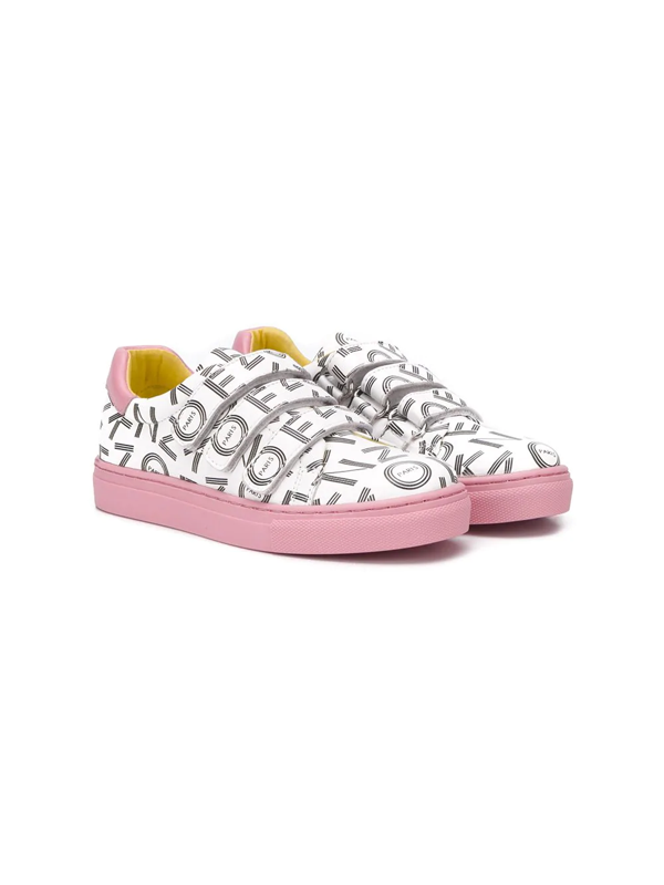 oxiderer konkurrenter Bemyndigelse Kenzo Kids' Graphic-print Touch Strap Sneakers In White | ModeSens