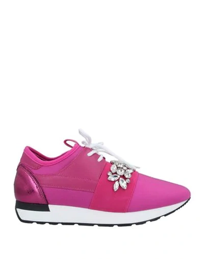 Pollini Sneakers In Fuchsia