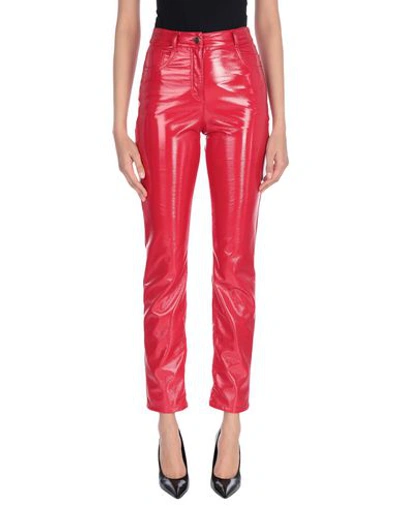 Alberta Ferretti Pants In Red