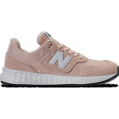 New Balance Women's Fresh Foam X70 Casual Sneakers From Finish Line In Pink/white