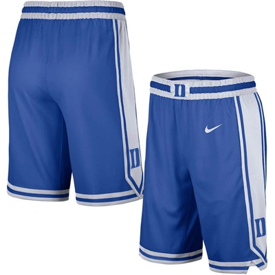 Nike Men's Duke Blue Devils Replica Basketball Road Shorts In Royal