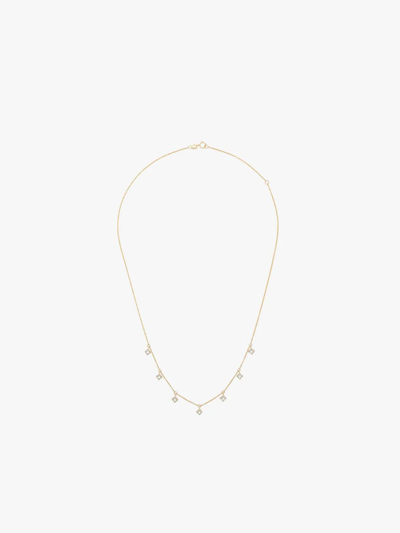Dana Rebecca Designs 14k Yellow Gold Ava Bea Station Diamond Necklace In 107 - Metallic: