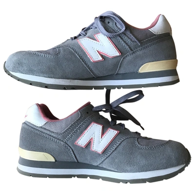 Pre-owned New Balance Trainers In Grey