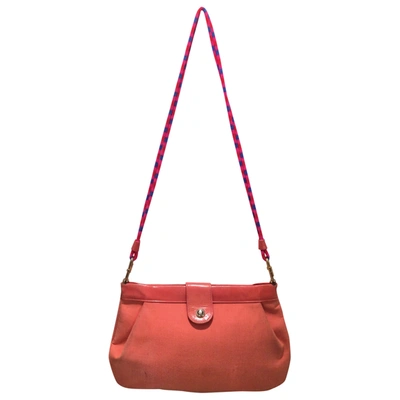 Pre-owned Charles Jourdan Cloth Handbag In Pink