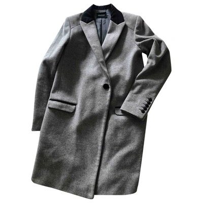 Pre-owned Zadig & Voltaire Cashmere Coat In Grey