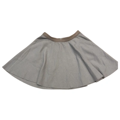 Pre-owned Humanoid Wool Mini Skirt In Blue