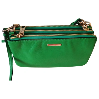 Pre-owned Rebecca Minkoff Leather Crossbody Bag In Green
