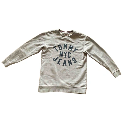 Pre-owned Tommy Jeans Grey Cotton Knitwear & Sweatshirt