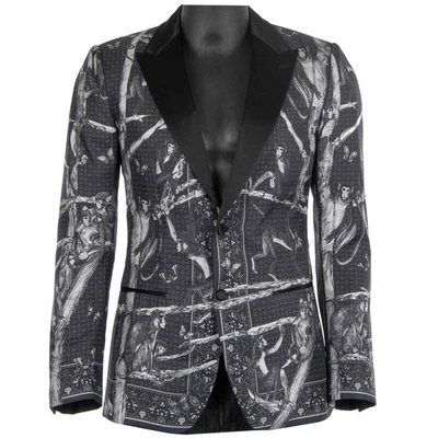 Pre-owned Dolce & Gabbana Silk Waistcoat In Grey