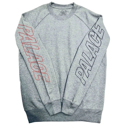 Pre-owned Palace Sweatshirt In Grey