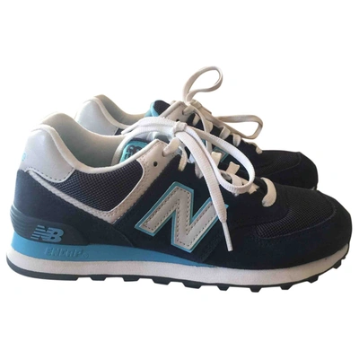 Pre-owned New Balance Trainers In Blue