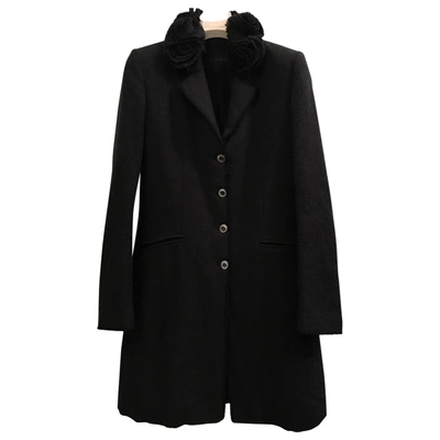 Pre-owned Ermanno Scervino Wool Coat In Anthracite