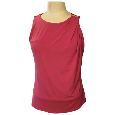 Pre-owned Michael Kors Pink Polyester Top