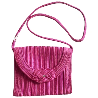 Pre-owned Nina Ricci Cloth Handbag In Pink