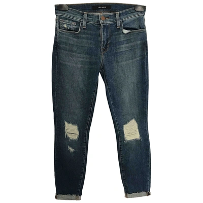 Pre-owned J Brand Blue Cotton Jeans