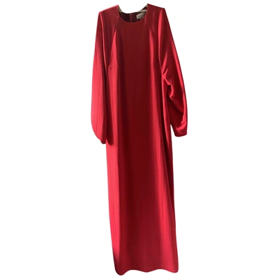 Pre-owned Merchant Archive Red Wool Dress