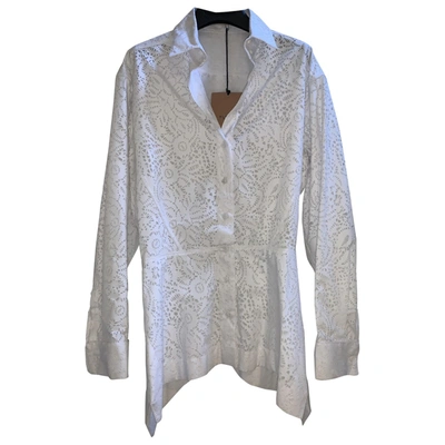 Pre-owned Alaïa Shirt In White