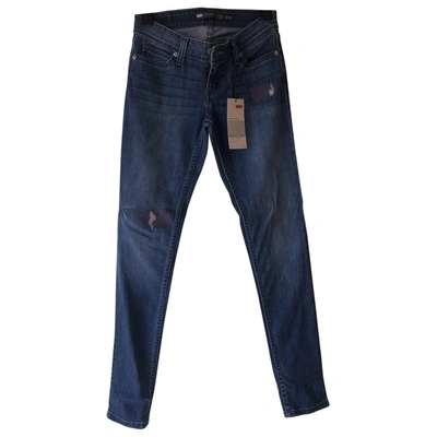 Pre-owned Levi's Slim Jeans In Blue