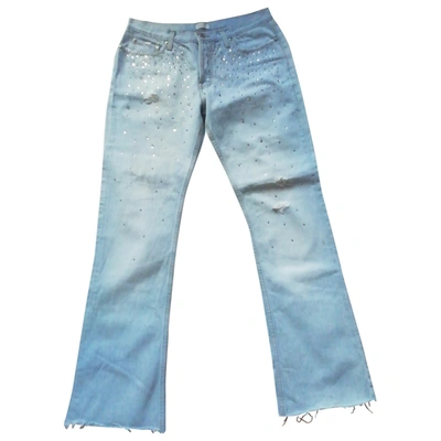 Pre-owned Pinko Large Jeans In Blue