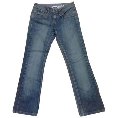 Pre-owned Marella Straight Jeans In Blue