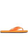 Ps By Paul Smith Logo-detail Flip-flops In Orange