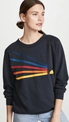 Aviator Nation Daydream Crew Sweatshirt In Charcoal