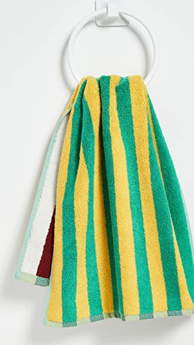 Shopbop Home Dusen Dusen Hand Towel In Yellow Stripe