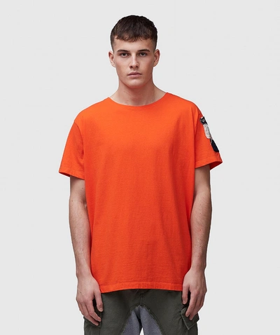 Paul & Shark X Greg Lauren Basic Logo T-shirt In Orange