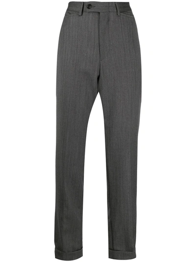 Pre-owned Gucci Cropped Tailored Trousers In Grey