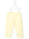 Tartine Et Chocolat Babies' Pocket Chino Trousers In Yellow