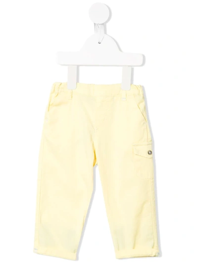 Tartine Et Chocolat Babies' Pocket Chino Trousers In Yellow
