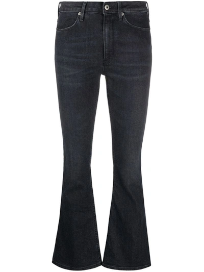 Dondup Mandy High-rise Flared Jeans In Black