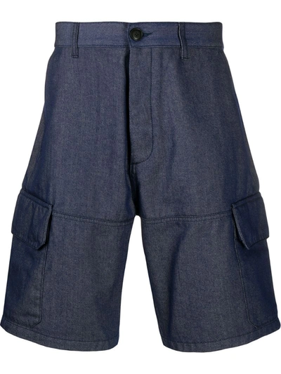 Loewe Eln Cargo Shorts In Blue