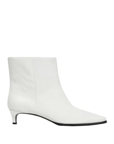 3.1 Phillip Lim Ankle Boots In White